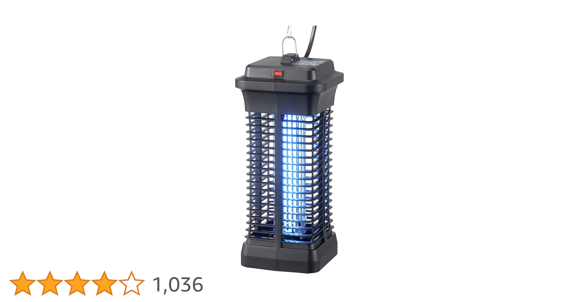 Amazon | オーム電機 電撃殺虫器 800V 4.5W 電撃殺虫機 電気式